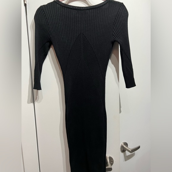 Forcast black knit dress - size 4 - Picture 7 of 9